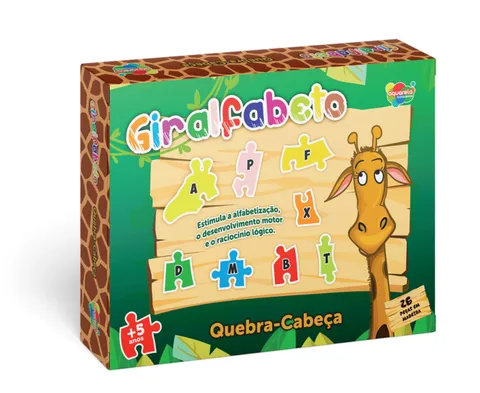 Giralfabeto - Quebra-Cabeça 26 Peças
